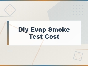 Diy Evap Smoke Test Cost: Affordable Home Testing Guide